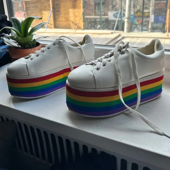 Pure Taste My Rainbow Platform Sneakers - Picture 8 of 11